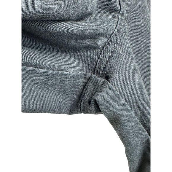 Dickies Custom Cargo Pants 30 x 32 Black with Painted Artwork Flames and Chains - Picture 7 of 16